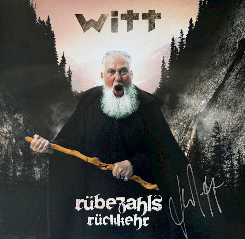 Album Cover mit Autogramm